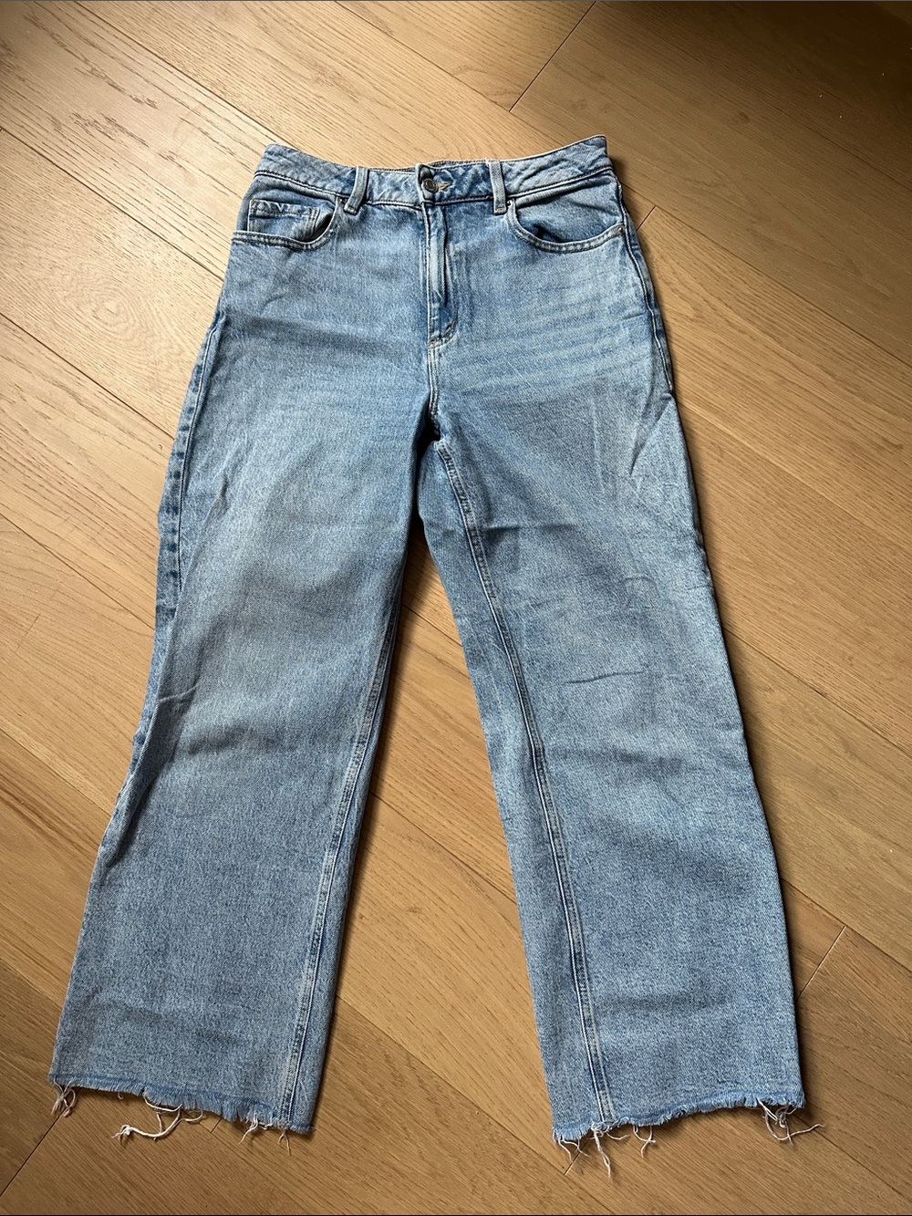 Dynamite Tyra 3/4 Wide Leg Jeans